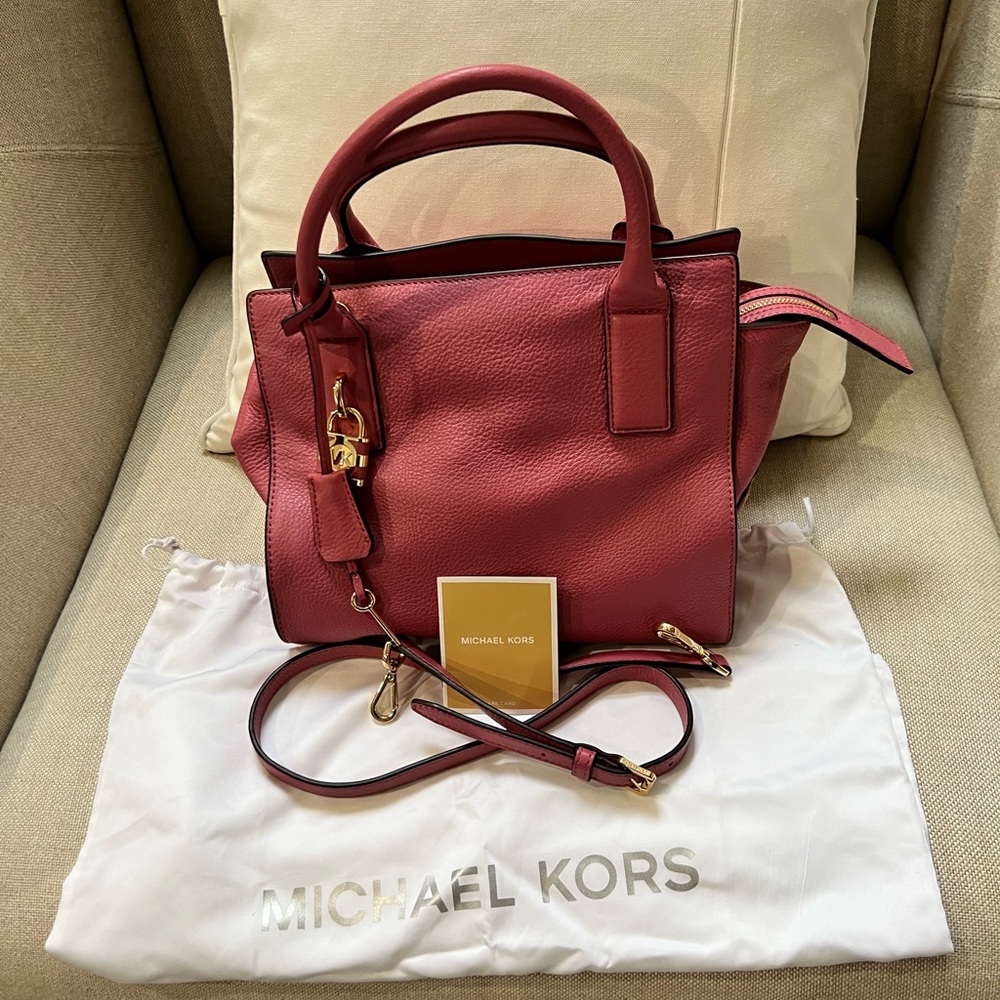 Michael Kors Pink Leather Bag